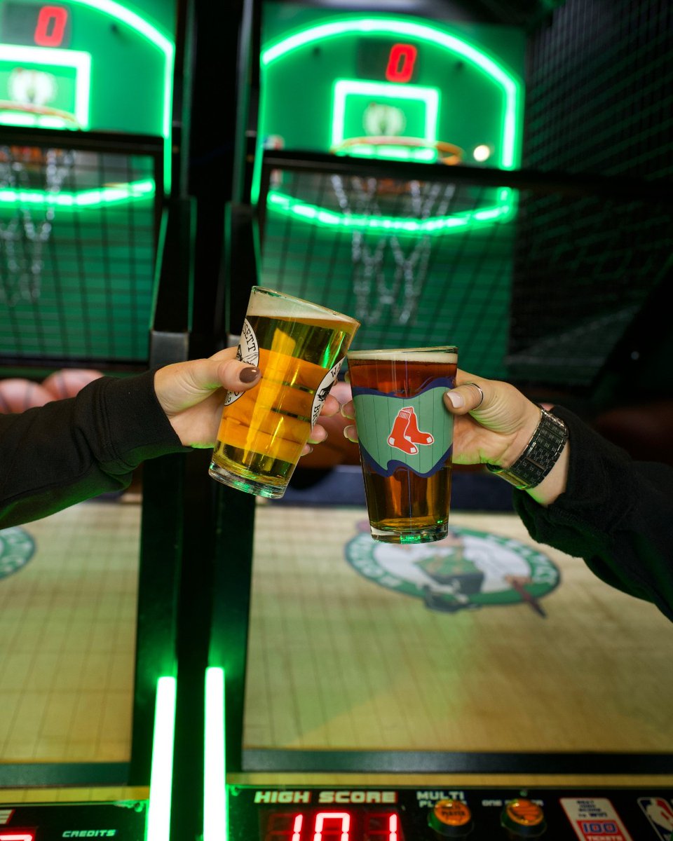 While Tatum is sinking 3's 🏀 We'll be sinking these 🍻 #GetYourGameOn