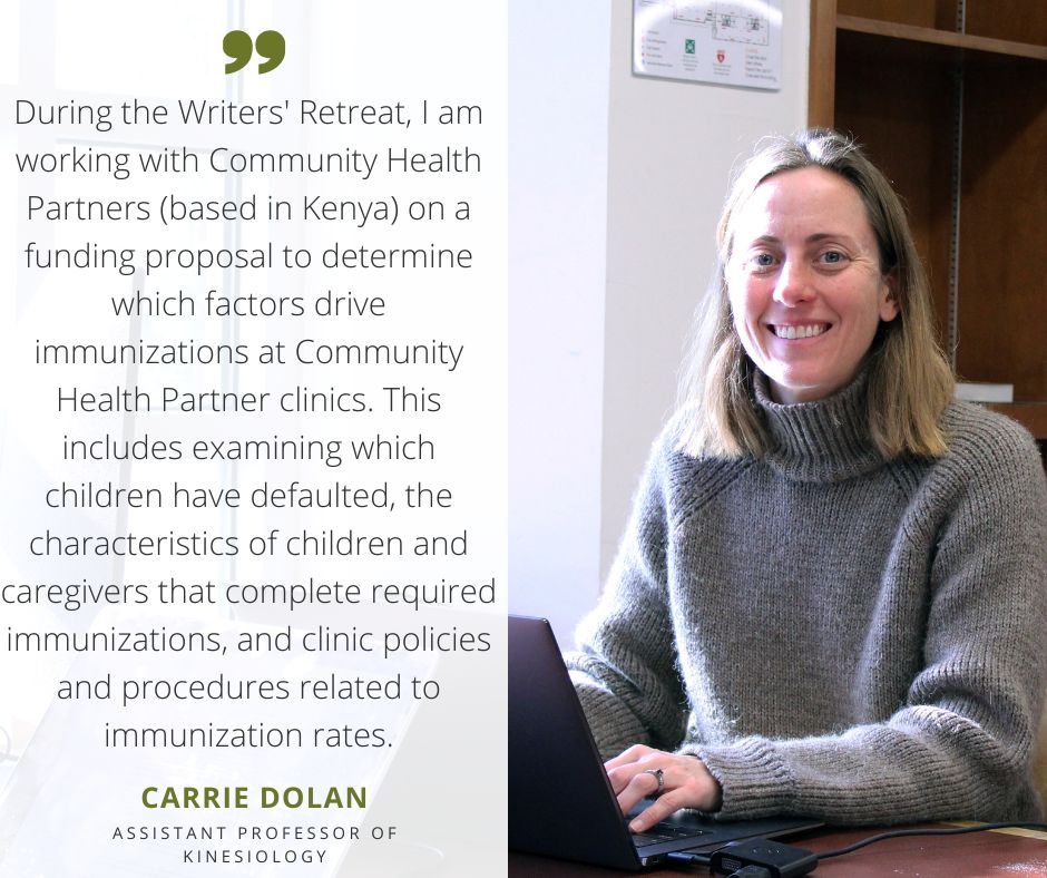 WMLibraries's tweet photo. Director of Ignite Global Health Research Lab @CarrieBDolan is helping a nonprofit in Kenya develop a grant proposal during the Writers' Retreat! Her efforts focus on the effective, efficient, and equitable distribution of global health resources. #WMLibraries @global_wm https://t.co/zkfAPiX1P2