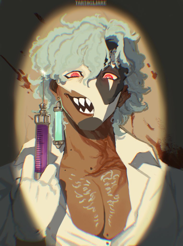 tartagliare's tweet photo. It won’t hurt, I promise! 💉
#dottore #genshinimpact #原神 https://t.co/uVCzlBMOlB