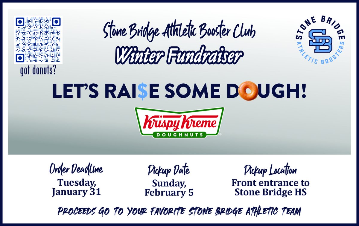 Winter Sports Fundraiser...Get you DOUGHNUTS!!!