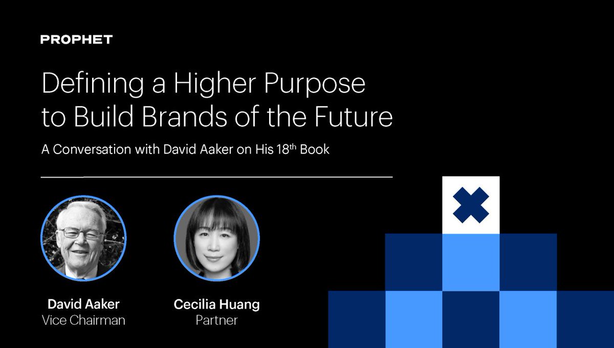 Had a great discussion with Cecilia Huang about the key ideas in my latest book on purpose-driven branding and the implications for the China market. bit.ly/3XnqJYV

#AakeronBrands #Branding #PurposeDrivenBranding