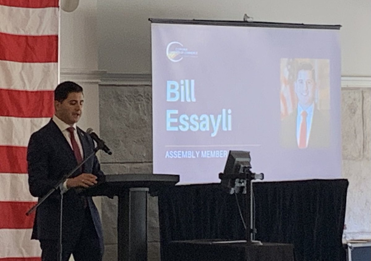 TimGramling's tweet photo. Inspired by the no nonsense agenda and community focus of CA Assemblyman ⁦@Billessayli⁩ speaking at #GoodMorningCorona ⁦@CoronaChamber⁩ https://t.co/fdXHmSRibd