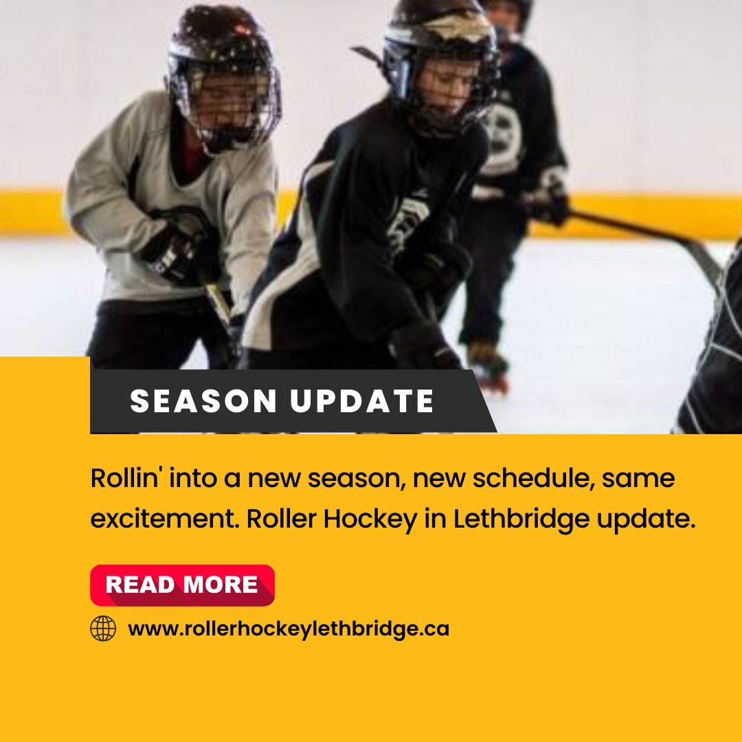 Change in Season Plans for Roller Hockey in Lethbridge - eepurl.com/iiKh9r