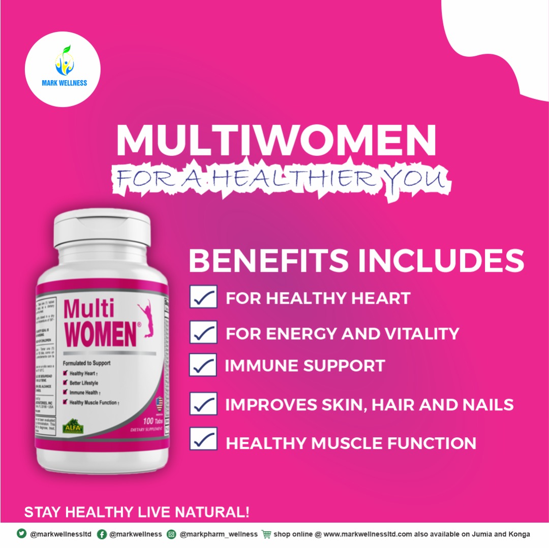 Markwellnessltd's tweet photo. Multiwomen gives you the best feeling when you need to stay healthy, it contains essential vitamins to function in everyday life.
##Multiwomen https://t.co/DuhiYM17BE