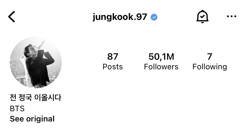Gente, o nome do Jungkook no Instagram não foi alterado agora! A última alteração foi em junho/2022 e está do mesmo jeito, sem atualização recente. Algumas páginas estão postando sobre isso e espalhando erroneamente a informação.
