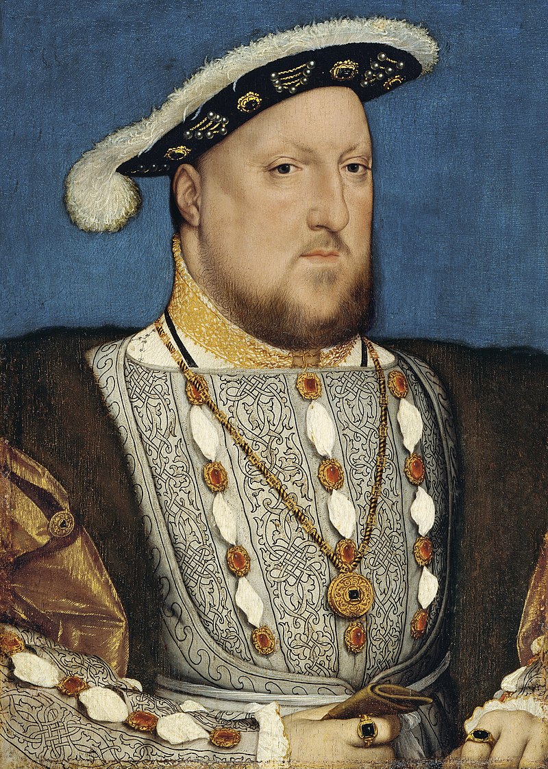 I was today years old when I noticed that in this famous painting, Henry VIII is wearing a necklace decorated with letters H.