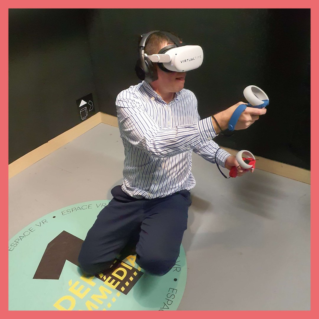 VirtualtimeVR's tweet photo. Et voici nos Voyageurs de la semaine ! =)
Toutes les photos sous ce tweet =)
À bientôt dans nos centres VirtualTime !
Pour réserver votre Voyage VirtualTime sur internet : https://t.co/YXHnPNngyS
#virtualtimevr #VRParis #vr #virtualreality #oculus #vrgames https://t.co/Q3un9sE8KY