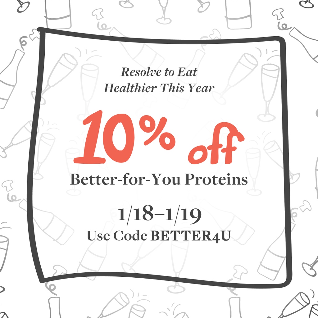 Last chance to save 10% on select Better-for-You Proteins! Use coupon coed BETTER4U at checkout to receive a discount on nutrient-rich &amp; sustainable proteins like Venison, Rabbit, Octopus, Lamb, Grass-Fed Beef &amp; more!

Shop here: bit.ly/3wbmung