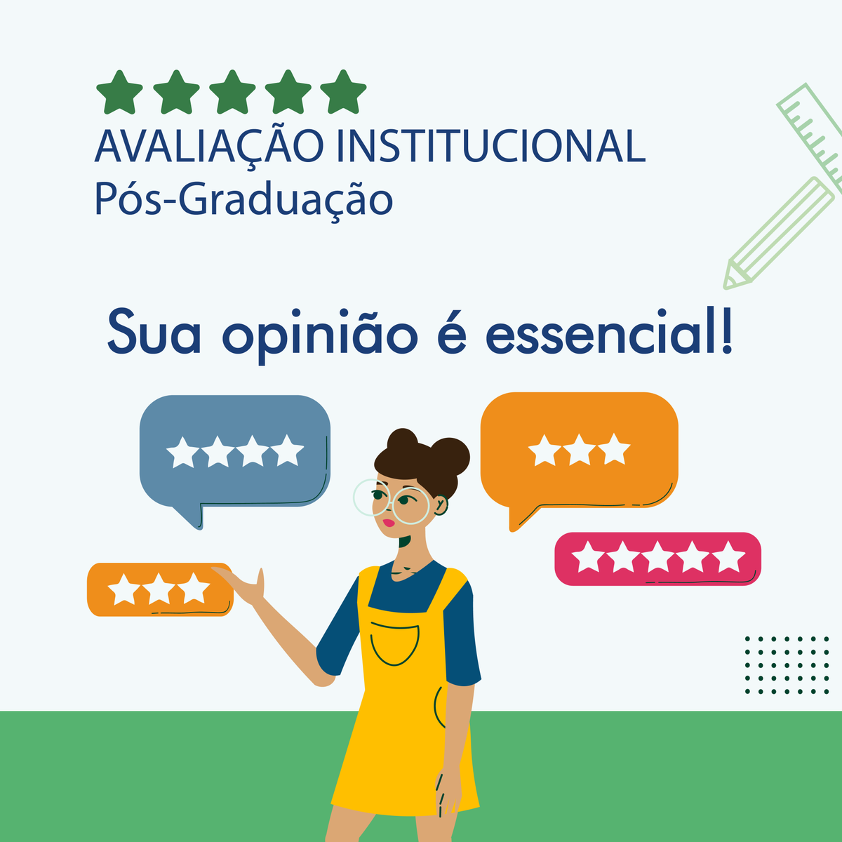 ppgfarmaco's tweet photo. Queremos ouvir você! O Instrumento de Avaliação da Pós-Graduação-2022 está disponível, de cara nova e rápido de responder. Sua opinião é muito importante! Preenchimento: de 18/01 a 05/03/2023. Portal UFRGS: Aluno>Modalidade>Stricto Sensu>Avaliação da Pós-Graduação. @ppgfarmaco https://t.co/icwYfBmkgb