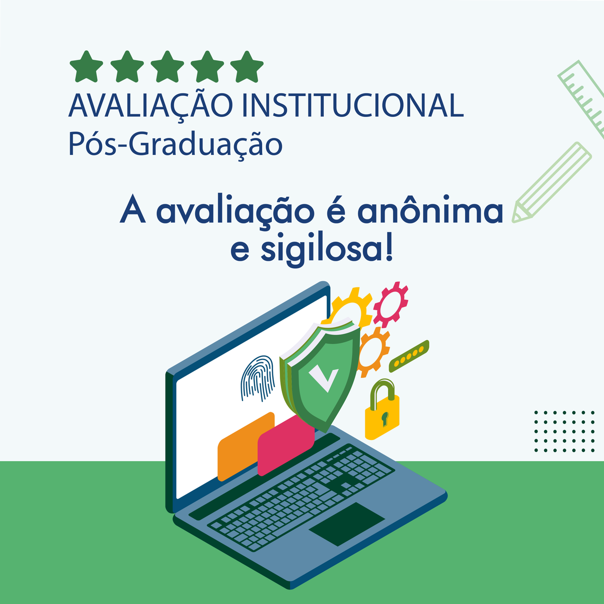 ppgfarmaco's tweet photo. Queremos ouvir você! O Instrumento de Avaliação da Pós-Graduação-2022 está disponível, de cara nova e rápido de responder. Sua opinião é muito importante! Preenchimento: de 18/01 a 05/03/2023. Portal UFRGS: Aluno>Modalidade>Stricto Sensu>Avaliação da Pós-Graduação. @ppgfarmaco https://t.co/icwYfBmkgb