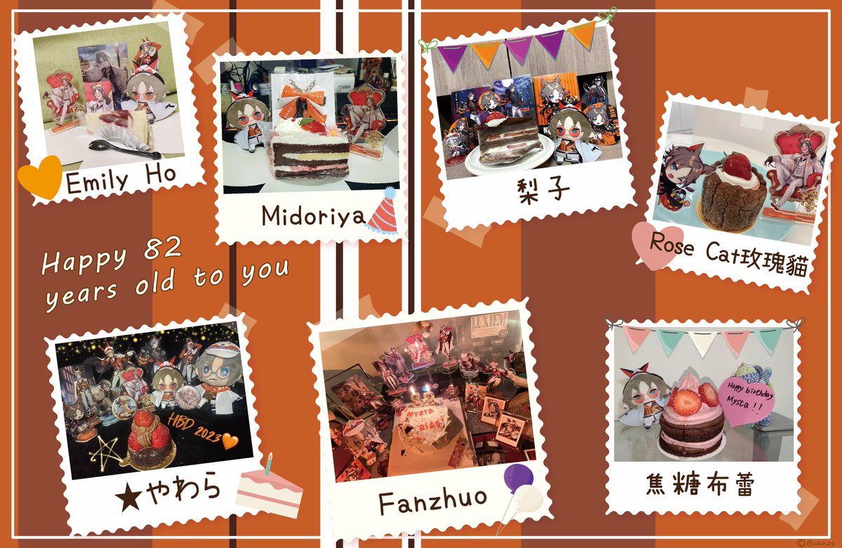 GetFox0120's tweet photo. 🎊Happy birthday Mysta🥳
We have a little gift for you 🥹🤲🏻🎁
And you know best in the end(⁎⁍̴̛ᴗ⁍̴̛⁎)… Hope you like it Happy 82 years old🎉✨🧡😉
#MystaDay2023 #Myscakes https://t.co/SxSb08vStt