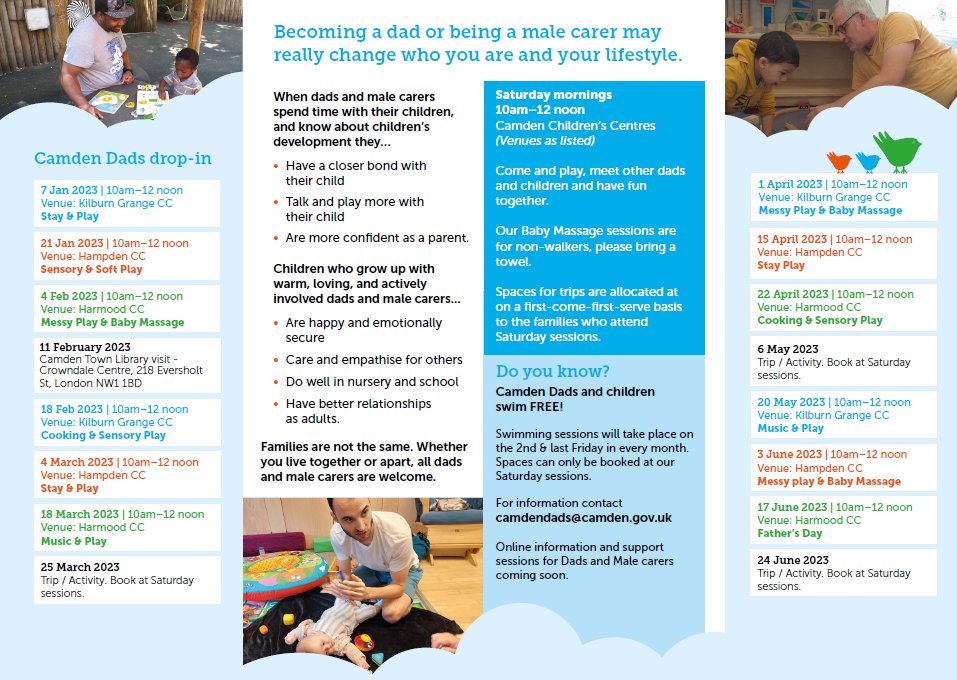 CamdenDadsGroup's tweet photo. Check out Camden Dads Winter Activities Programme https://t.co/8U7iRgqwZO