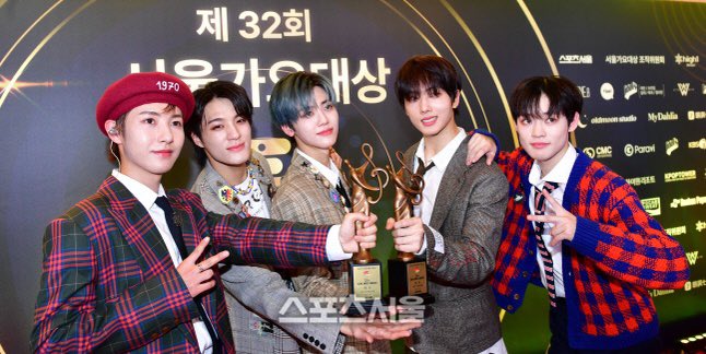 NCT_Philippines's tweet photo. [PRESS] 230119 #NCTDREAM at The 32nd Seoul Music Awards https://t.co/00lDTbjKaI