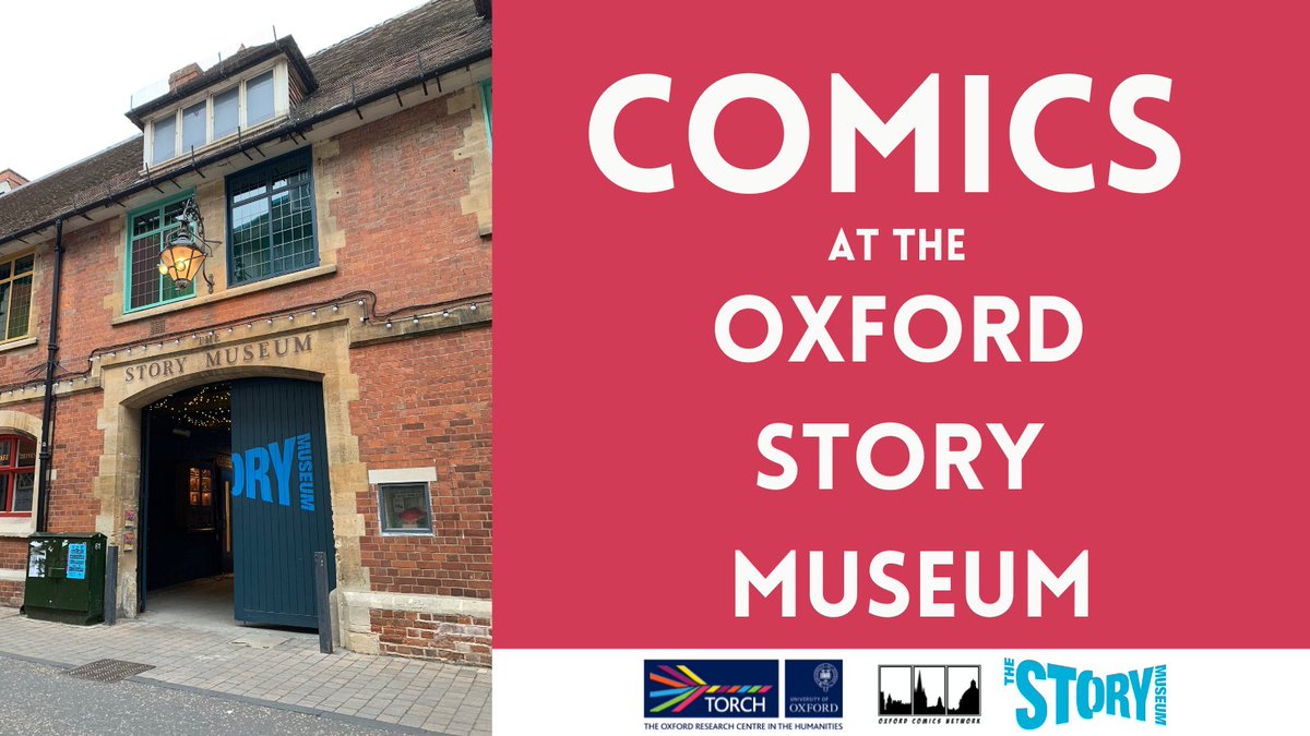 Join us on Thursday 26 January at the Oxford Story Museum! Peter Kessler will be in conversation with Tom Fickling from The Phoenix followed by a private view of the KA-BOOM! comics exhibition. Please register here: eventbrite.co.uk/e/comics-at-th… or contact us directly to book a place!