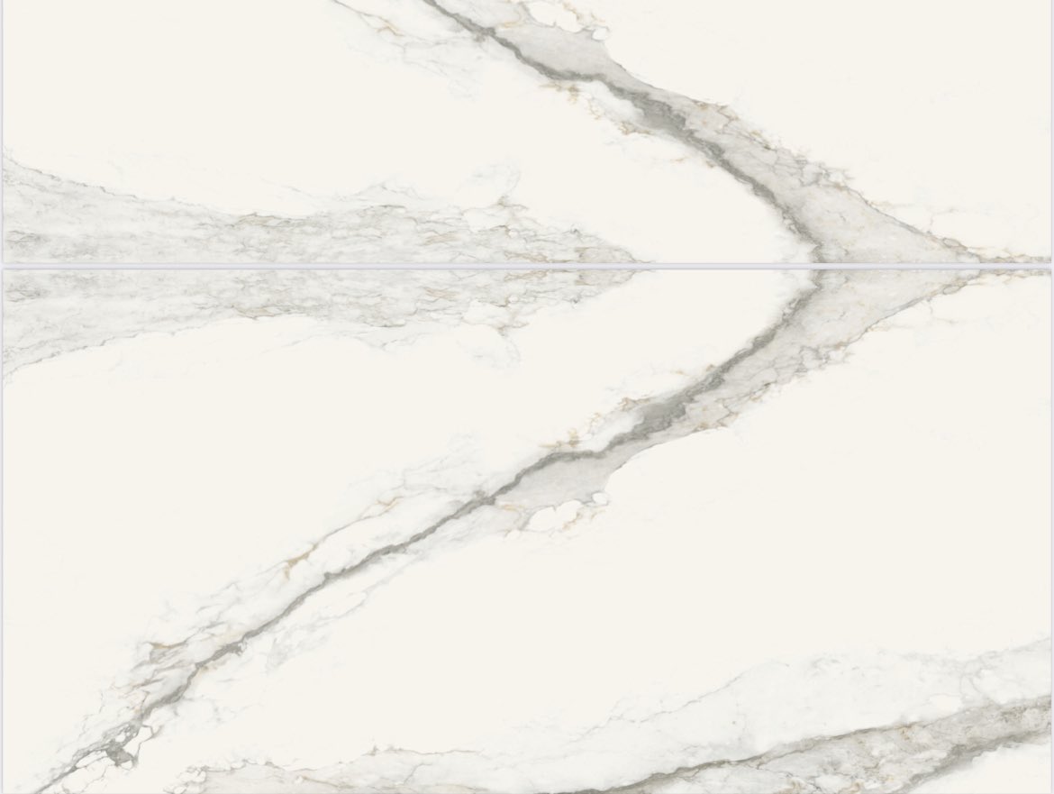 This months special also features Pacshore Tech Inalco #porcelain - Larsen Honed #bookmatch 🤩 These are available in 1.2cm | 126x63. See store for details! #porcelain #porcelaincountertops #porcelainfloor #kitchenandbath #designinspo #interiors4u