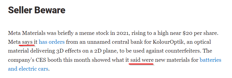 Invest_wPurpose's tweet image. This article is full of it...repeatedly mentions the company "says" to make it sound questionable. I have seen the government contract, it's public information...but I guess that was not the purpose of this #shortattack article