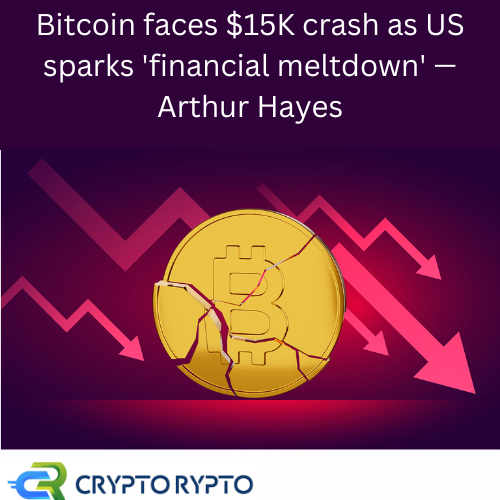 TeamcryptoRypto's tweet photo. Bitcoin will be just one of the risk assets which "crater" as the Federal Reserve is forced to abandon quantitative tightening in future, the ex-BitMEX CEO warns https://t.co/MWAVXj6m0A