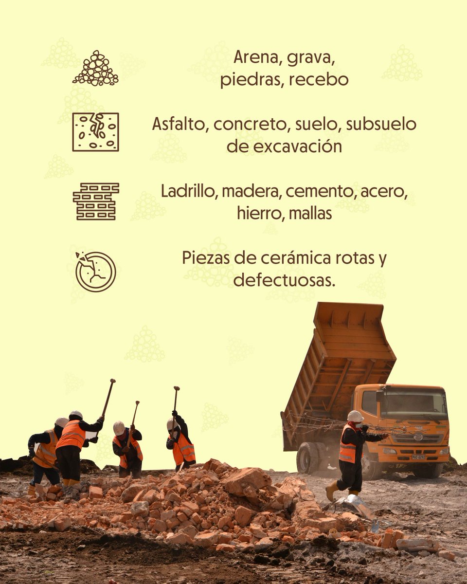 EMGIRSEP's tweet photo. 📍Hoy te enseñamos qué residuos pueden recibir nuestras escombreras autorizadas, según el artículo 3005 del Código Municipal.   
#PorUnQuitoDigno #QuitoLimpio #QuitoSeLoMerece https://t.co/vsHMxmv2uv