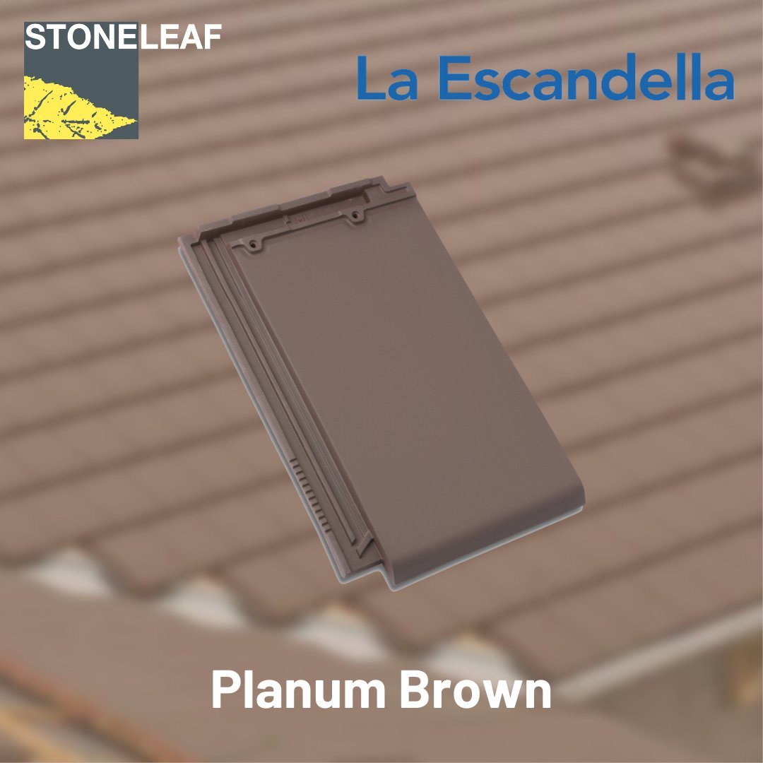 StoneleafSlates's tweet photo. The Planum Brown
The most popular tile in the low pitch market due to its size, strength and lightness. 
Find the whole range on our website: https://t.co/R9Xj655jgU

#Stoneleaftiles
#Planumrooftiles 
#roofingtheworld 
#LaEscandella https://t.co/0wuDKw5KtK