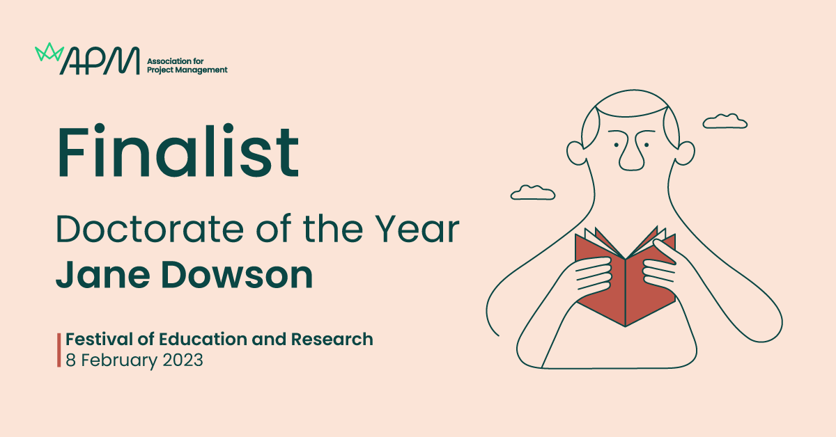Dr Jane Dowson (@janedowson10) on Twitter photo Delighted to learn I've been shortlisted! Thanks <a href="/APMProjectMgmt/">Association for Project Management</a> I am humbled and also excited that my work has been recognised. Thanks to <a href="/LJMU/">Liverpool John Moores University</a> @LJMUbusiness <a href="/LJMU_PGRs/">LJMU PGR Development</a> <a href="/DavidBryde1/">David Bryde</a> <a href="/christine_uhb/">Dr Christine Unterhitzenberger</a> <a href="/BeingLeanSeen/">Being Lean and Seen</a> and many more for all the support and encouragement thus far! Delighted to learn I've been shortlisted! Thanks <a href="/APMProjectMgmt/">Association for Project Management</a> I am humbled and also excited that my work has been recognised. Thanks to <a href="/LJMU/">Liverpool John Moores University</a> @LJMUbusiness <a href="/LJMU_PGRs/">LJMU PGR Development</a> <a href="/DavidBryde1/">David Bryde</a> <a href="/christine_uhb/">Dr Christine Unterhitzenberger</a> <a href="/BeingLeanSeen/">Being Lean and Seen</a> and many more for all the support and encouragement thus far!
