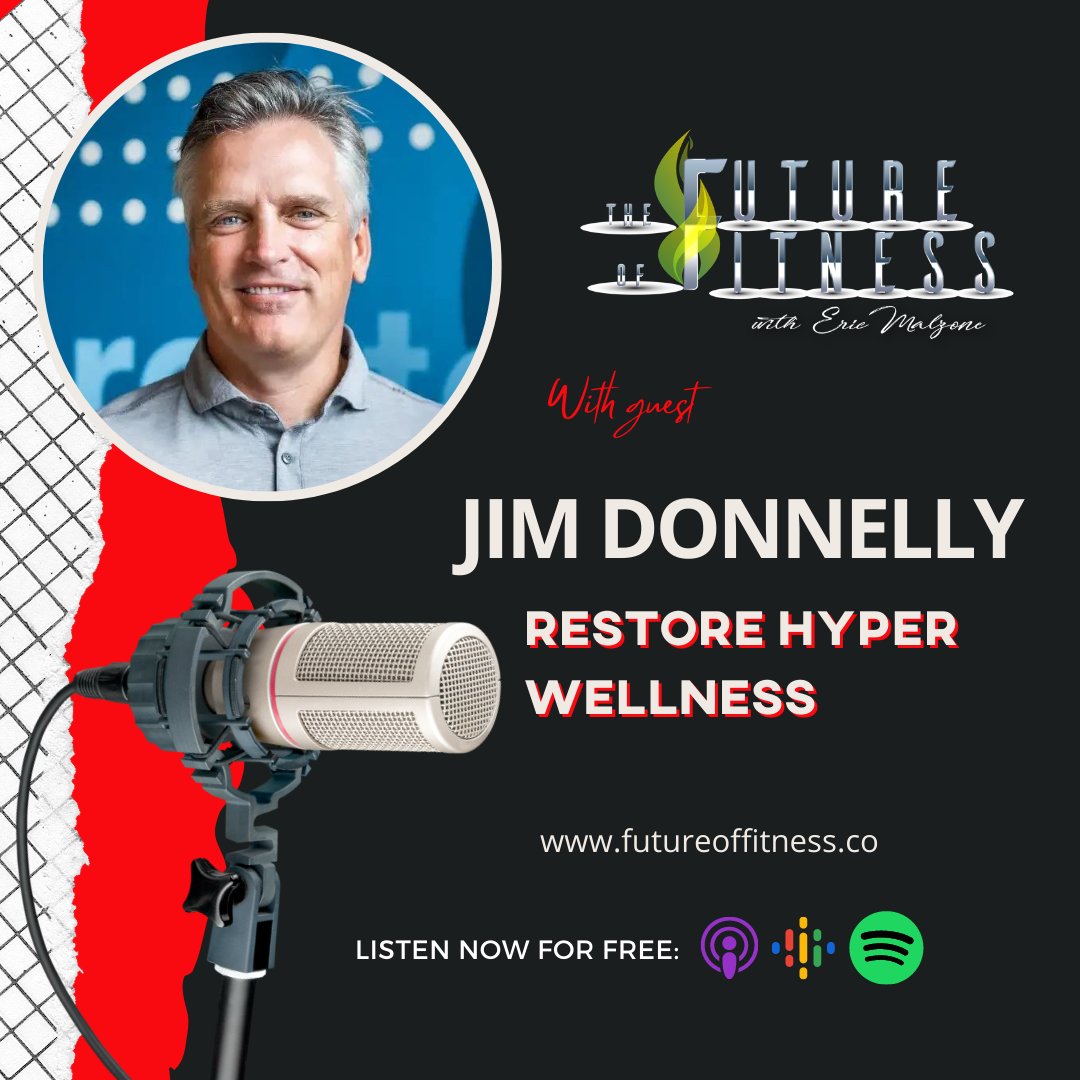 A new industry emerging and it's been christened "#hyperwellness." Jim Donnelly, #CEO of Restore Hyper. Wellness, defines the category with: it makes you feel better right away, proven by medical and scientific studies, democratizable, scaleable, and efficient #futureoffitness