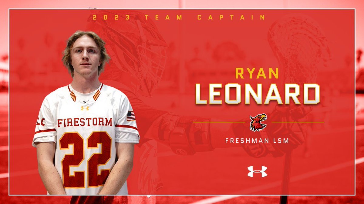 🚨Ryan Leonard has been selected to lead the Firestorm as the first captain in program history. 

“…Ryan embodies leading by example. We’re excited to have him serving as our first captain, and believe in his ability to lead, even as a freshman” -@ACU_CoachLandon 

#RollStorm