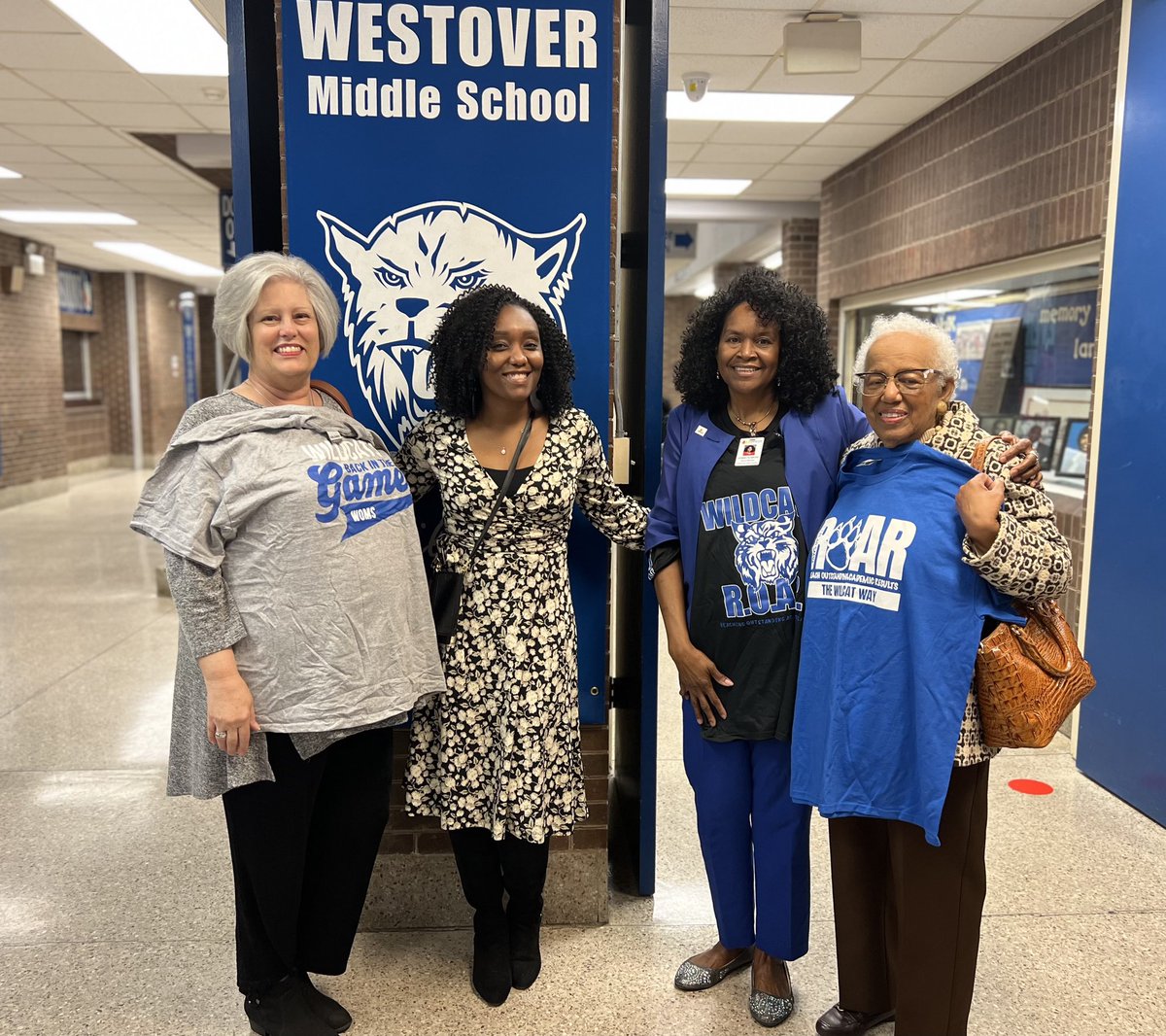 Enjoyed a visit from these ladies today! Thank you to Board Members: Vann, Brown, & Chisolm for the work you do!#TheWildcatWay @WOMSWildcats @CumberlandCoSch