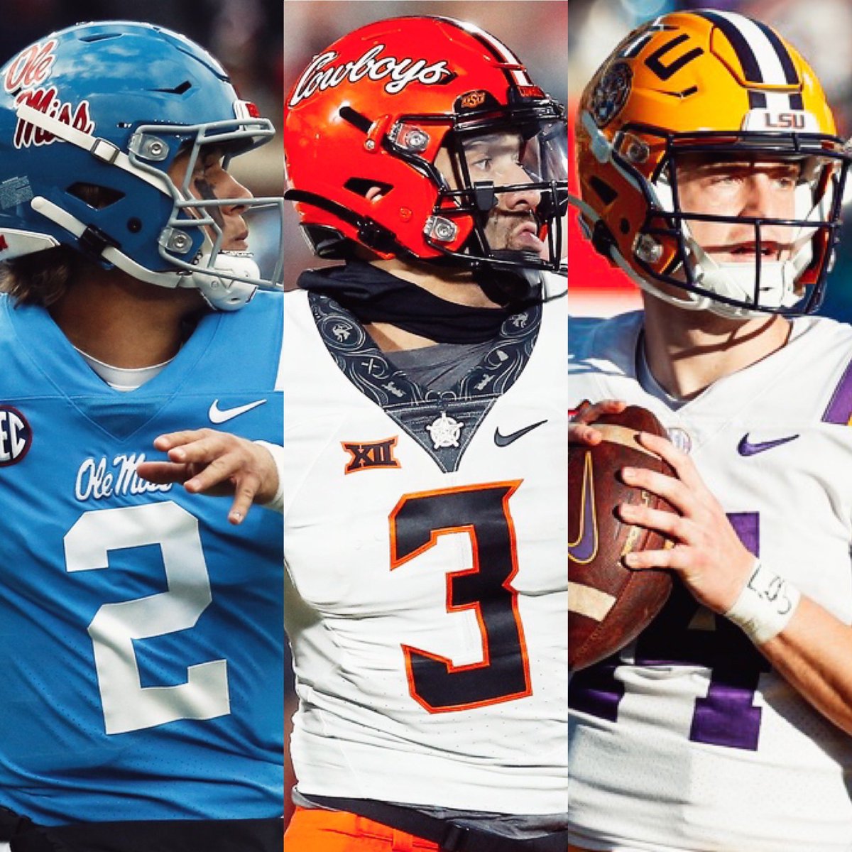 CFBAlerts_'s tweet photo. Who wins the QB job at Ole Miss?

Jaxson Dart
Spencer Sanders
Walker Howard

Talk about DEPTH. College Football programs should takes notes.  

@Lane_Kiffin continues to do big things in the recruiting world. 📈 https://t.co/eOsLofOEjB