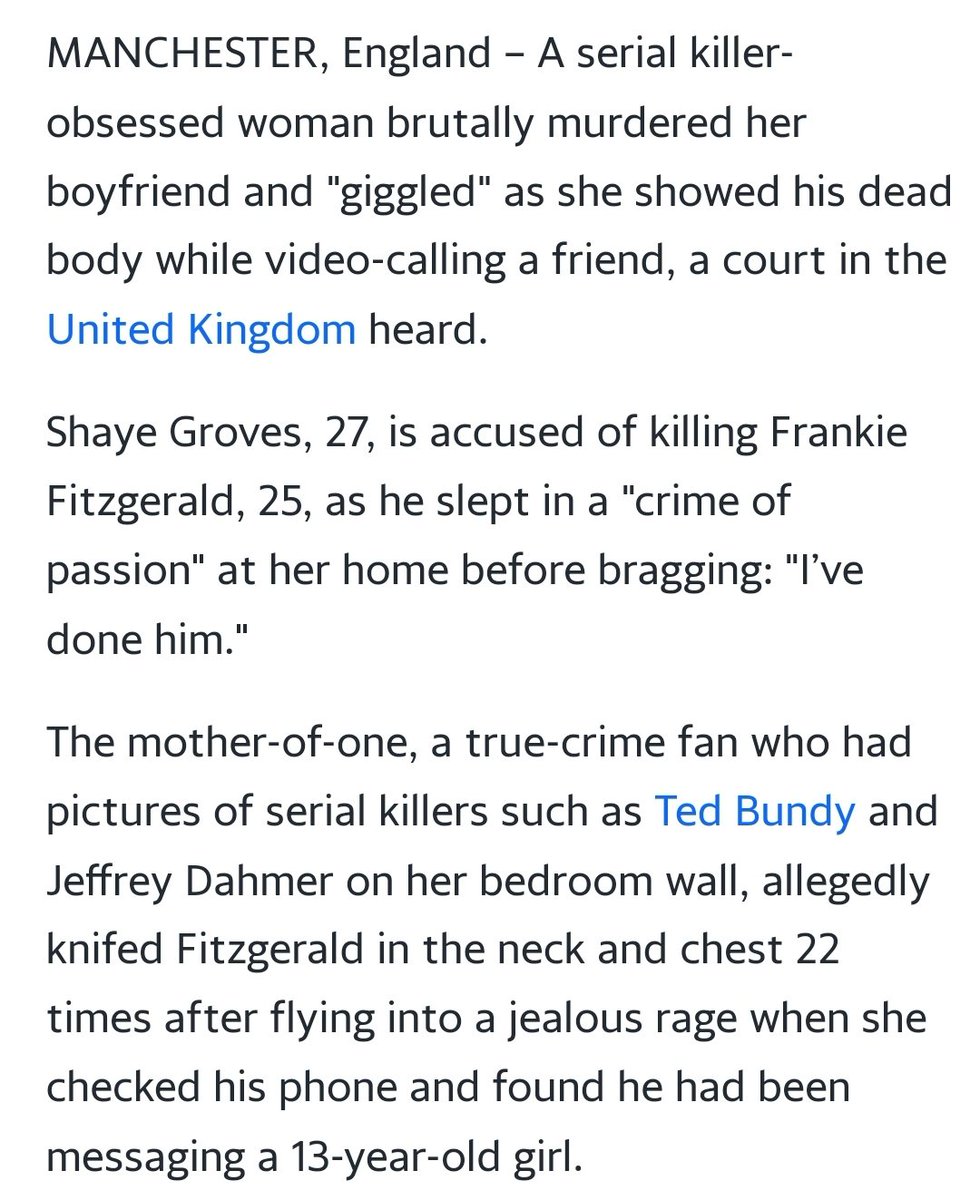 GarlicCorgi's tweet photo. Most normal true crime fan and person who dates true crime fans https://t.co/0AGdEL70xn