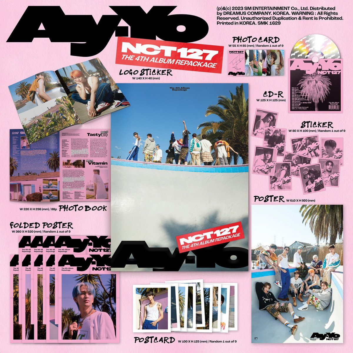 BloomBloom_GO's tweet photo. OPEN PO ALBUM NCT 127 AY-YO (NO POB)

💳 : 140K - 150K || dp 100K

✅ Shipping Tax
✅ GO
✅ Album Sealed

📍BOGOR

💌 DM for order

t. 4th album ilichil repackage album only pb photobook A/B https://t.co/FTdQf8jboS