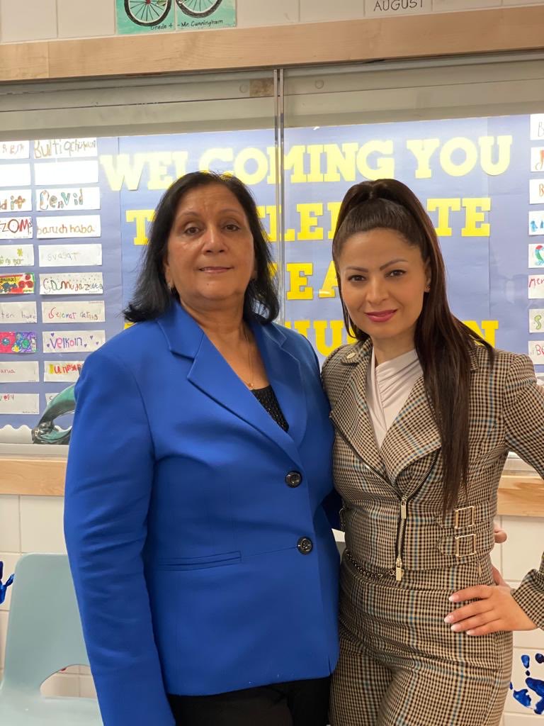 My friend Saba came to attend McHugh’s 100th anniversary’s kickoff event