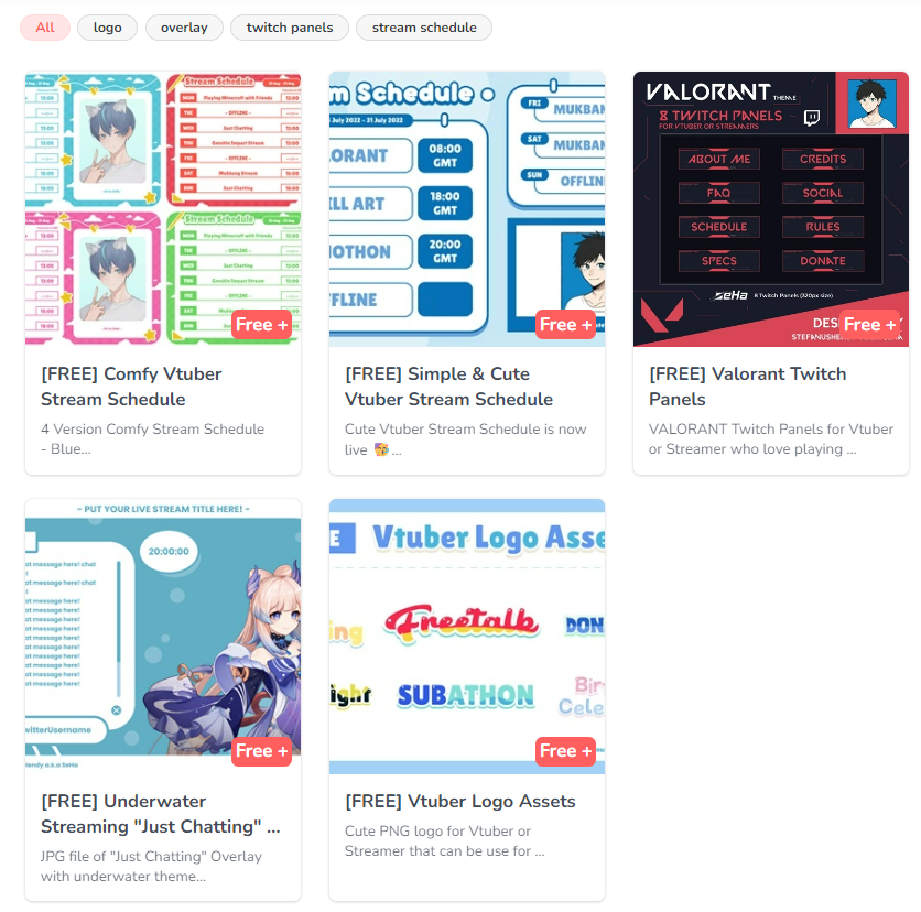 [FREE Vtuber Assets]
Free stuff for Vtubers and you can download it on my Ko-Fi shop😁
1) Stream Schedule
2) Overlay
3) Logo
4) Valorant Twitch Panels

ko-fi.com/stefanushendy/…
*credit or support me really appreciate🥰

#Vtubers #VtuberSupport #VTuberAssets