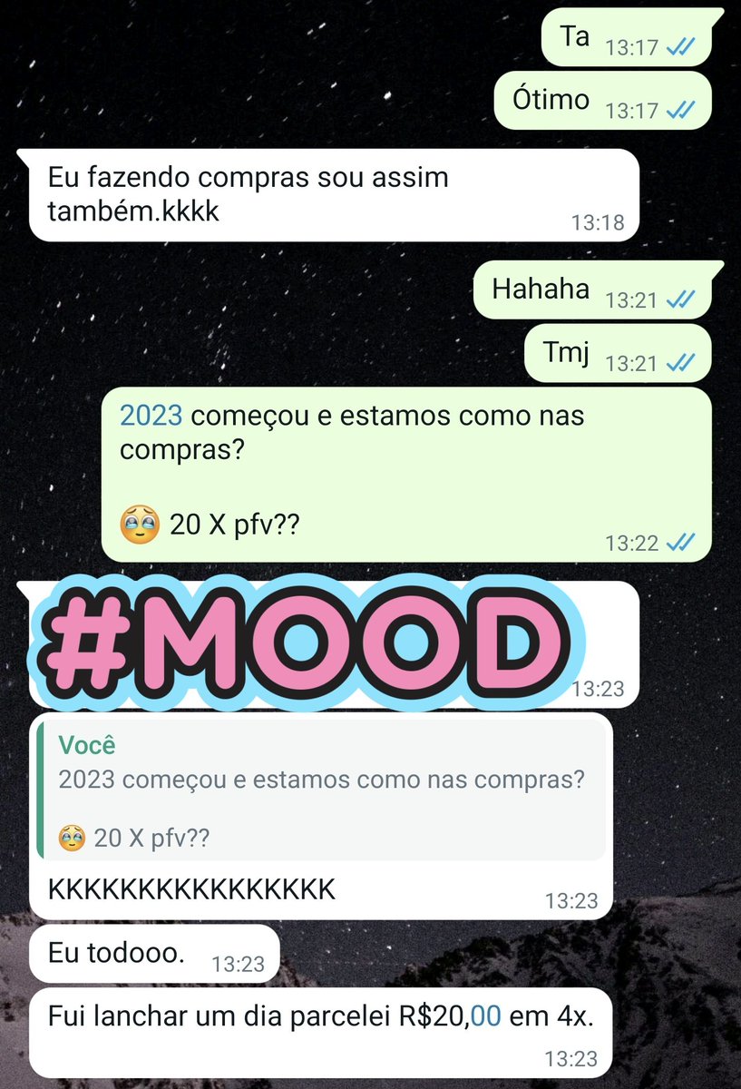 Quando você e o atendente estão na mesma vibe. 
#dívidas #parcelamento #humor #Days #cartãodecredito #finanças