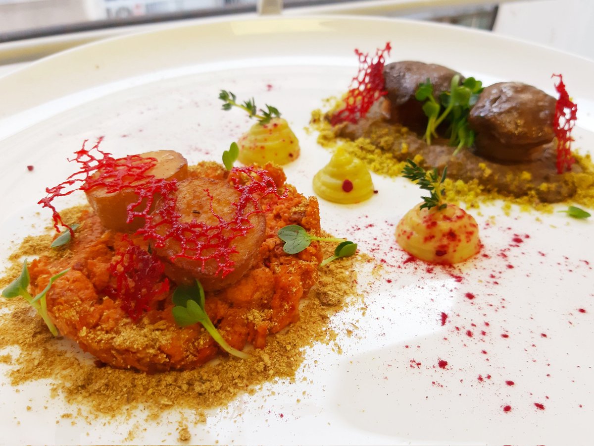AnnysKitchenEU's tweet photo. Attending an online course of #VeganChef Nikos Gaitanos at @ieksvie.
Learned some secrets of making #vegan #seafood from mushrooms &amp; seaweed.
#ThankYou Chef!

#AnnysKitchen #HealthyEating #PlantBased #Food #FoodLover #VeganFoodLovers #VeganFood #VeganLife #VeganLifestyle #GoVegan https://t.co/i3rVbl3pxF