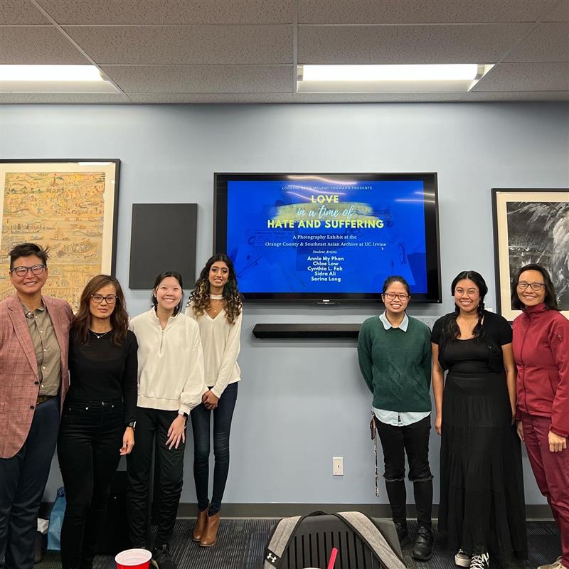 ucilibraries's tweet photo. Join us in spreading the "Love in a Time of Hate and Suffering." A beautiful exhibit created by UCI students to shed light on the impact the COVID-19 pandemic had on the lives of the Asian American Community. 

Check out the exhibit in OC&amp;SEAA, now until March 2023 🌟 https://t.co/YAtgOWkwle