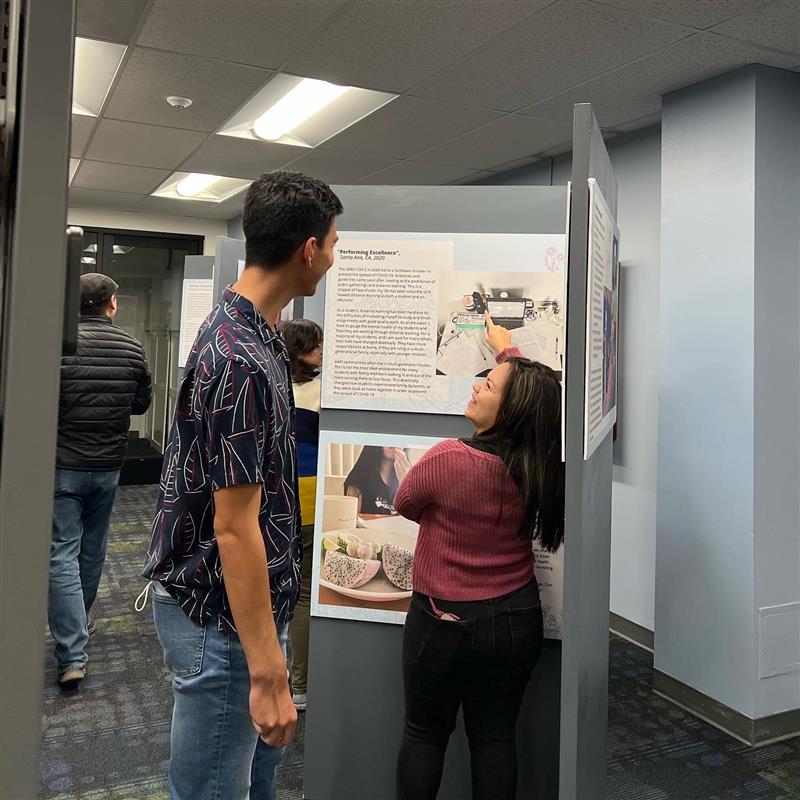 ucilibraries's tweet photo. Join us in spreading the "Love in a Time of Hate and Suffering." A beautiful exhibit created by UCI students to shed light on the impact the COVID-19 pandemic had on the lives of the Asian American Community. 

Check out the exhibit in OC&amp;SEAA, now until March 2023 🌟 https://t.co/YAtgOWkwle