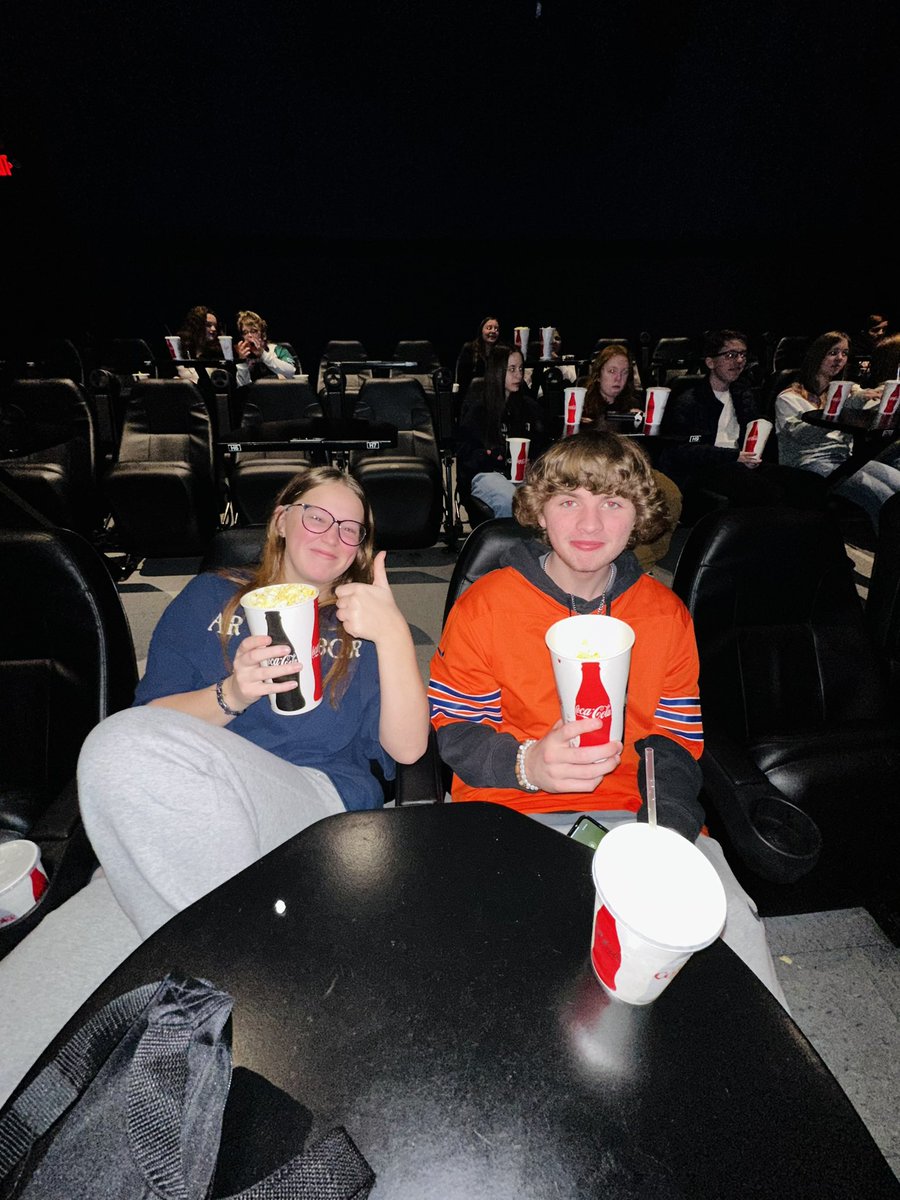 CapusonJustine's tweet photo. Rewarding a few of our awesome PBIS award winners with a private showing of Spider-Man: No Way Home! #Respectful #Responsible #Resilient @MilfordHsEagles @MHS_Carter @MHS_PBIS https://t.co/oA9GrIQnfM