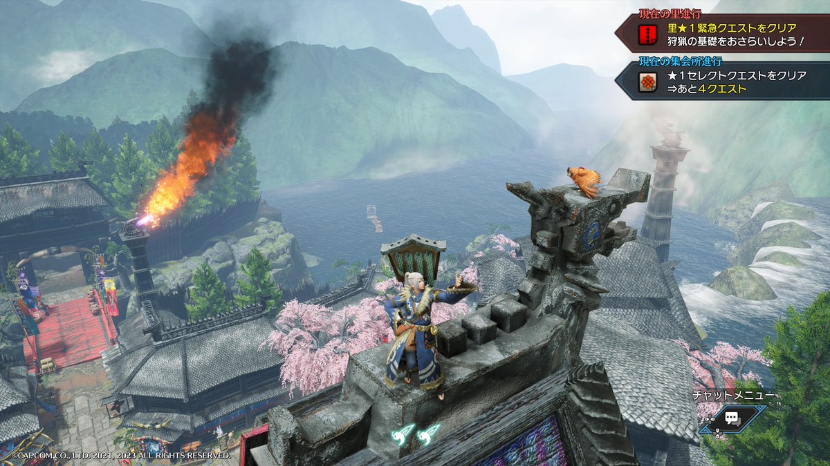Game_Kemi's tweet photo. PS版モンスターハンターライズ始めました。switch版サンブレイクと併せて進めたいと思います。 #モンハンライズ #MHRise https://t.co/E9w3Yf3wW3