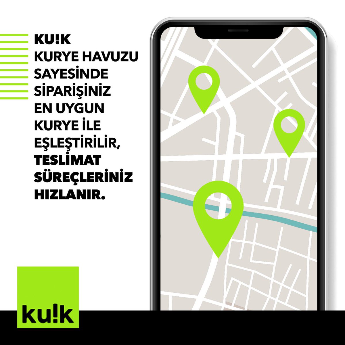 KuikDelivery's tweet photo. Ku!k’le sadece tüm siparişlerinizi tek merkezde birleştirerek yönetimi kolaylaştırmakla kalmıyor, aynı zamanda teslimat süreçlerinizi de hızlandırıyoruz. Siparişlerinizi Ku!k kurye havuzundaki en uygun kurye ile eşleştirerek en hızlı şekilde teslim edilmesini sağlıyoruz.#kuik https://t.co/X0XwoRzWIH