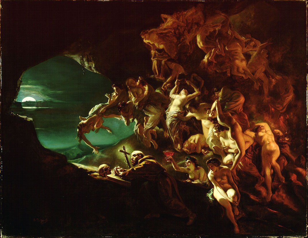 lastbreakofdawn's tweet photo. The Temptation of Saint Hilarion. Octave Tassaert, 1857 https://t.co/XjdPTRBKwc