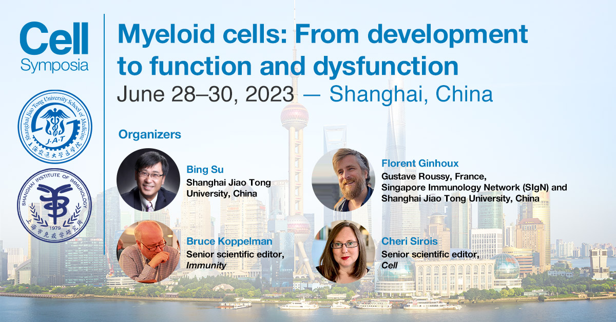 CellCellPress's tweet image. Are you working on exciting #myeloidcell research that you’d like to share at the upcoming @CellSymposia? Submit your abstract before February 17 here 
👉 bit.ly/3XKh4vo
#CellSymposia #CellPress #CSMyeloidCells23
