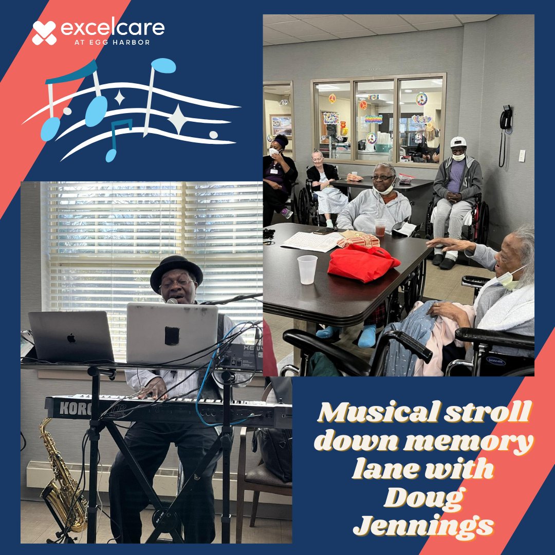 ExcelEggHarbor's tweet photo. Musical stroll down memory lane with Doug Jennings at ExcelCare Egg Harbor. 

#musicstroll https://t.co/YXuA4n0uwu
