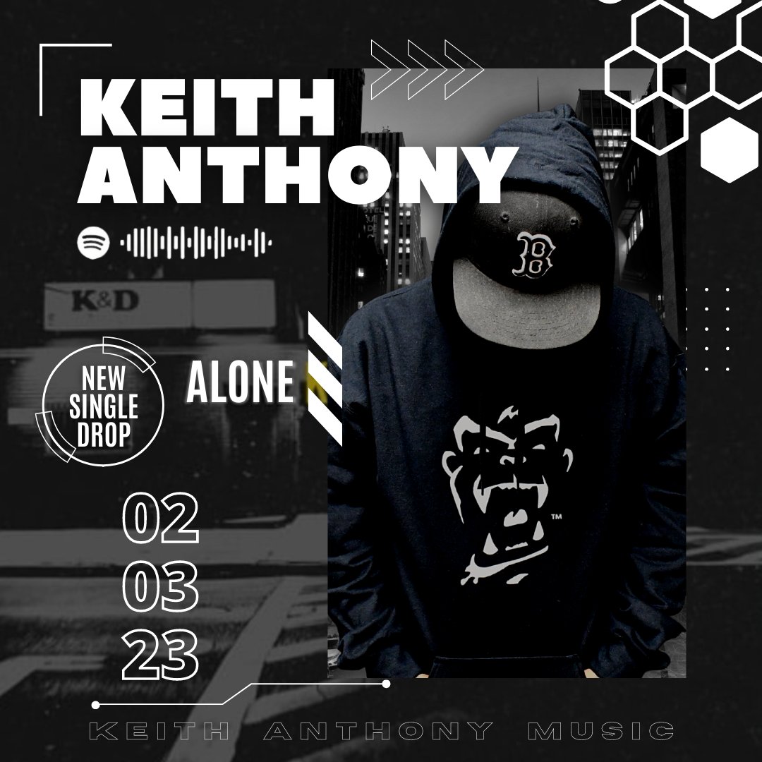 mademegear's tweet photo. New single "Alone" from Keith Anthony drops 2.3.23 show the love!!! ๐ฆยฎ๐ง๐ค #mademegear #sunsetpark #newyork #mademe #keithanthony #keithanthonymusic #newsingle #newdrop #spotify #newmusic #artist #musician https://t.co/1EwDT82GcB