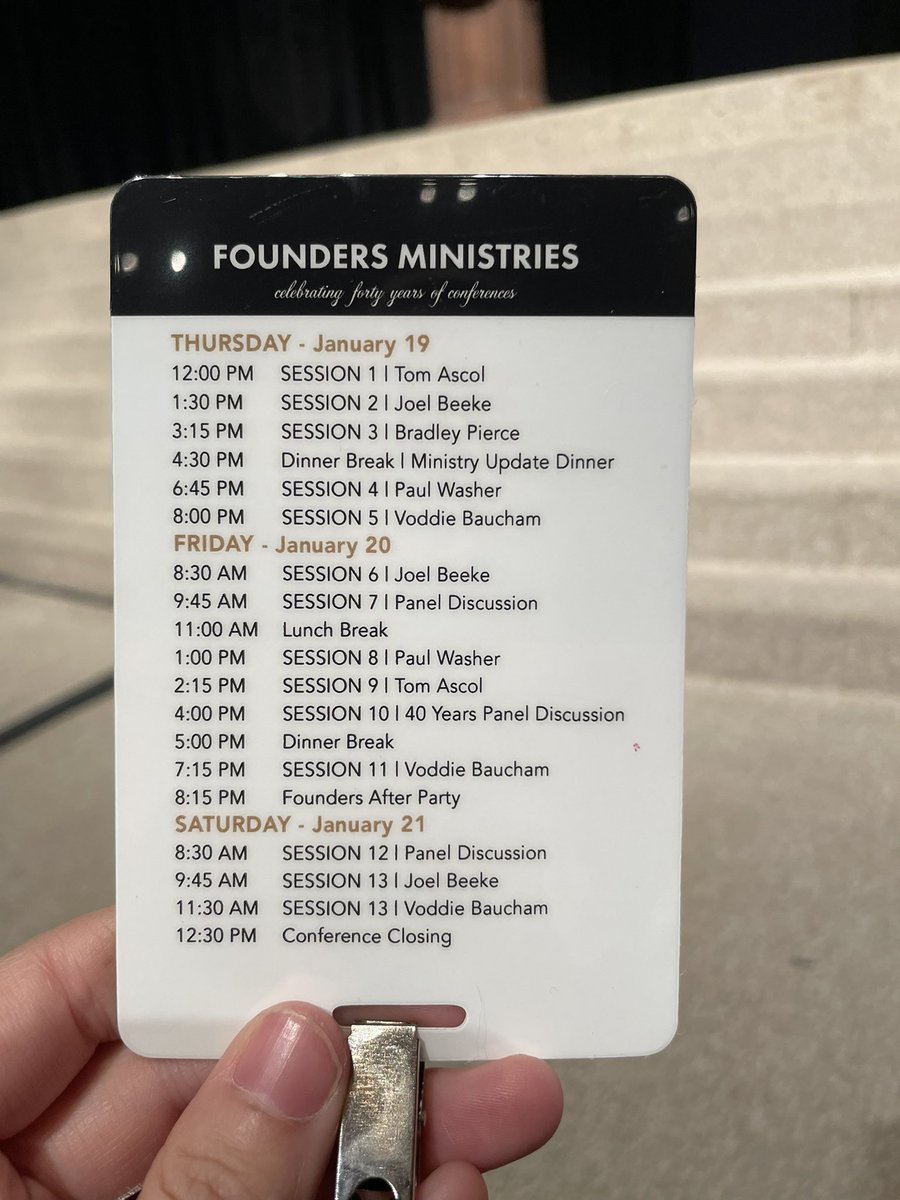 Steadfast_Women's tweet photo. Todayโs @FoundersMin schedule!
โข
Live Stream Link: https://t.co/WZ1LqePELb
โข
#NFC23 #NFC2023 https://t.co/NMvlBPN8hl