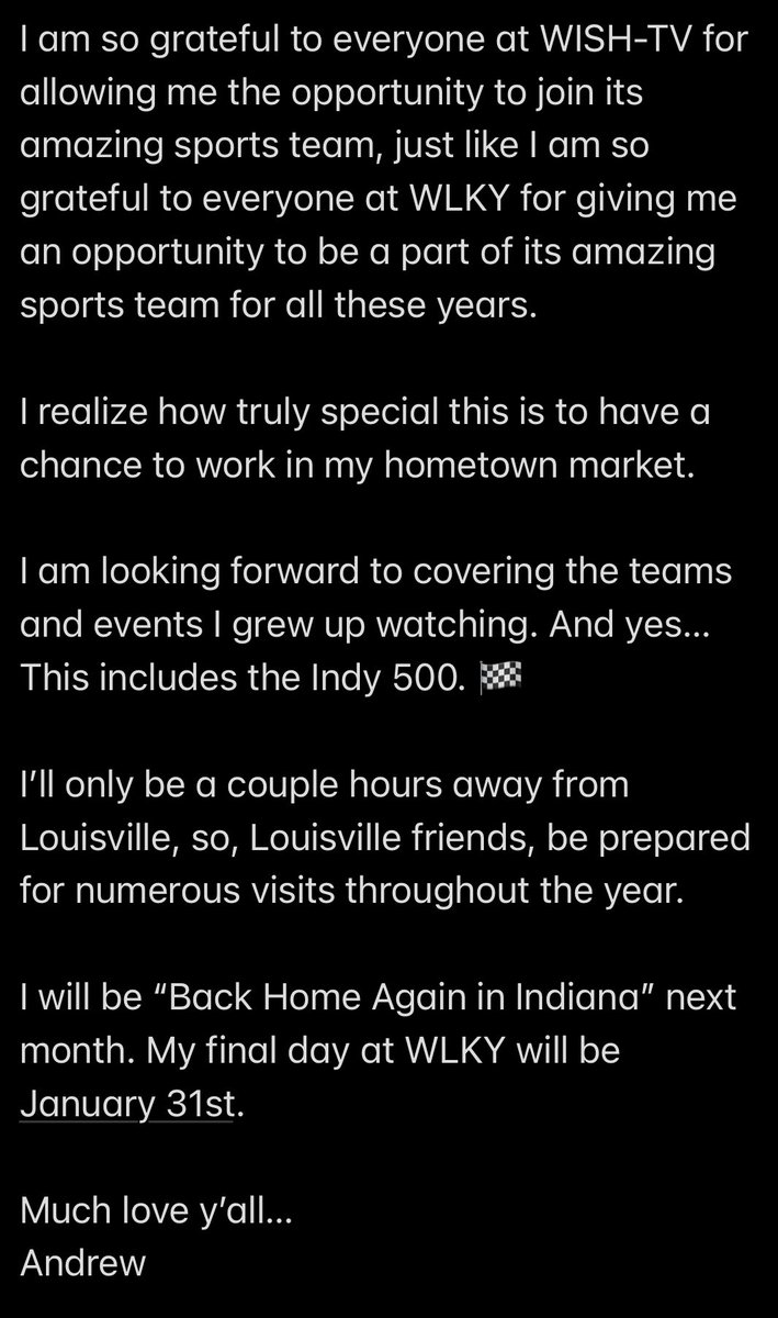 Andrew Chernoff - WISH-TV tweet media