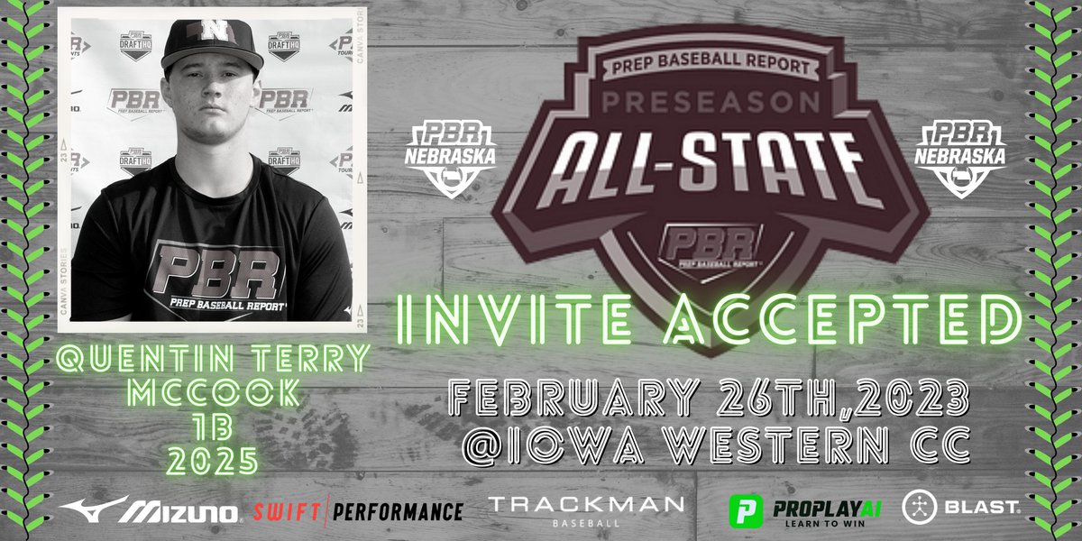⭐️PBR Nebraska Preseason All State⭐️

🎟️Invite Accepted🎟️

2025 Quentin Terry <a href="/quentin62464022/">Quentin Terry</a>, McCook 

👤bit.ly/3XCk0tI
#ShapetheState #BeSeen