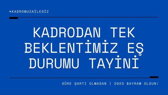 ulkugunel's tweet photo. 5-Aile birliği kadar önemli bir müessese nasıl olur da hem kadroya geçip hem süreli olur?
Biz kadroyu ailemiz için istedik. Süre şartsız aile birliğimizi istiyoruz
@RTErdogan
@mustafaelitas
@haliletyemez
@turanbulent
@yilmaztunc
@akbasogluemin
@ismailgunes64
#KadromuzAilesiz https://t.co/WMXUOAfAts