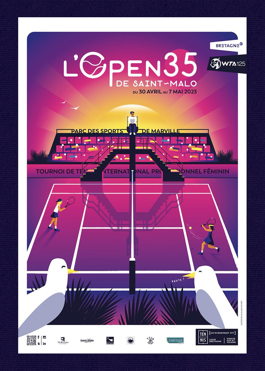 LucilleCommault's tweet photo. 💥🎾 NEW POSTER - OPEN DE TENNIS DE SAINT-MALO ✌️©️

Très heureuse de vous présenter notre nouvelle affiche pour @LOPEN35STMALO qui aura lieu du 30 avril au 7 mai prochains.

#Open35SaintMalo #Tennis #SaintMalo #LaJumsFactory ✌️ https://t.co/Zpzjm3mA2G