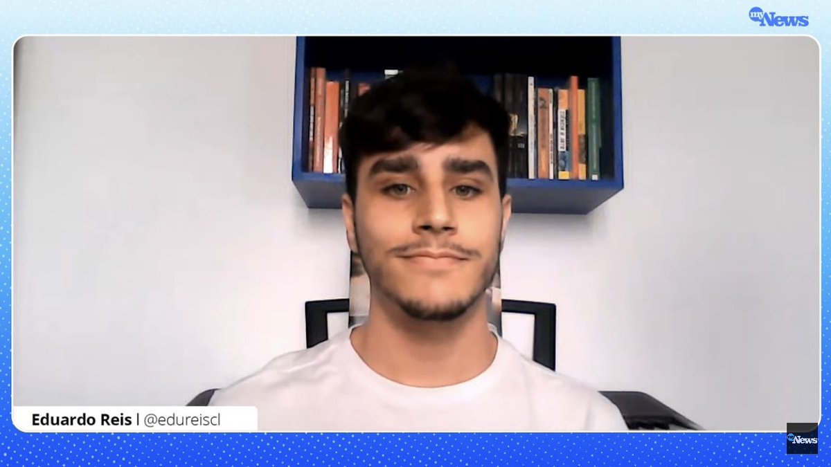 edureiscl's tweet image. Minha primeira entrada ao vivo no MyNews 🥺 que venham muitas outras