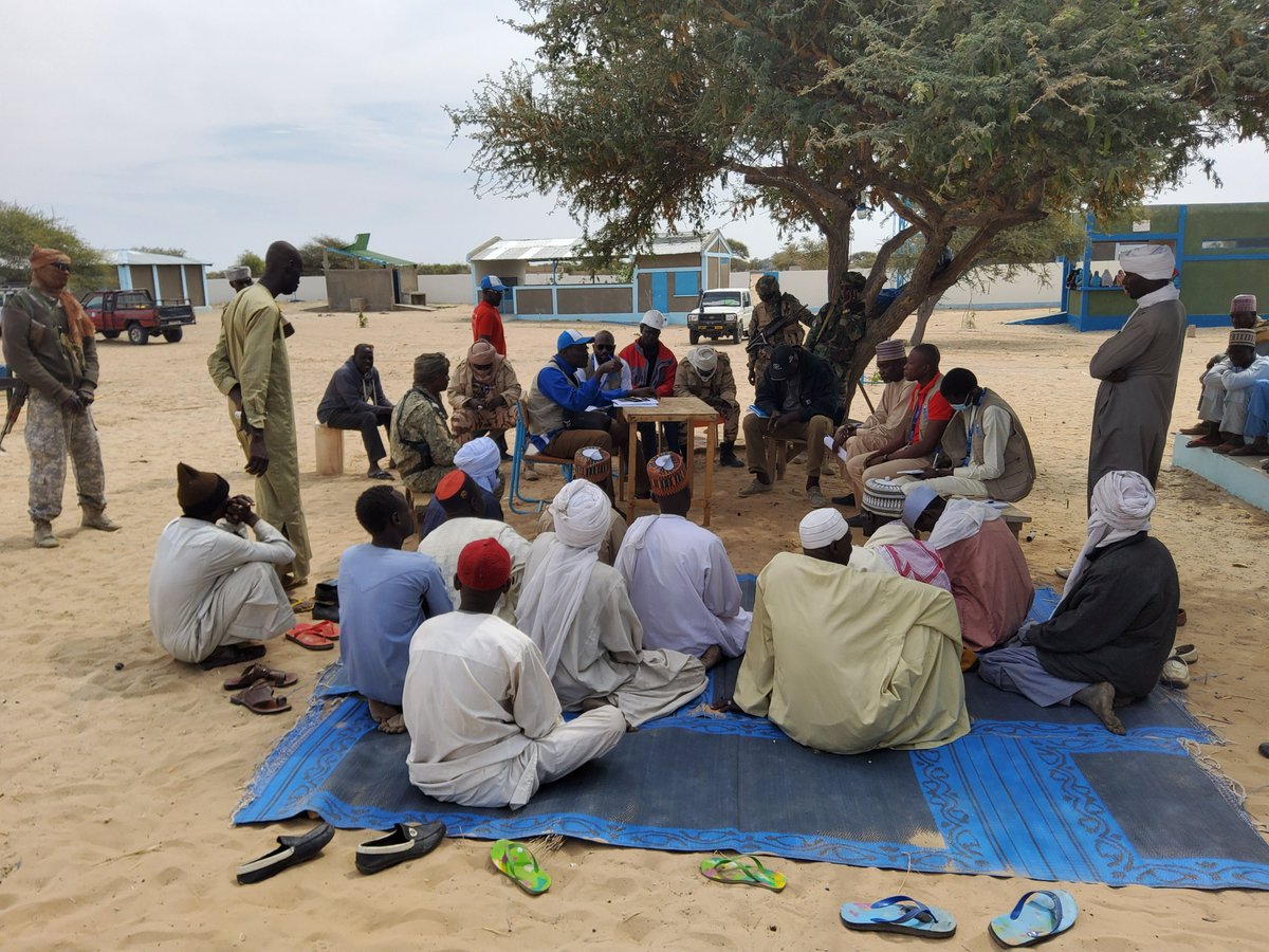 In Koulkime, Lake Province, @RSFChad completed the provisional handover of infrastructures - Security Post, Veterinary Pharmacy, and Rehabilitated Primary Schools. These infrastructures will benefit over 4⃣0⃣0⃣0⃣+ people from this community and its environs #ThrivingSahel